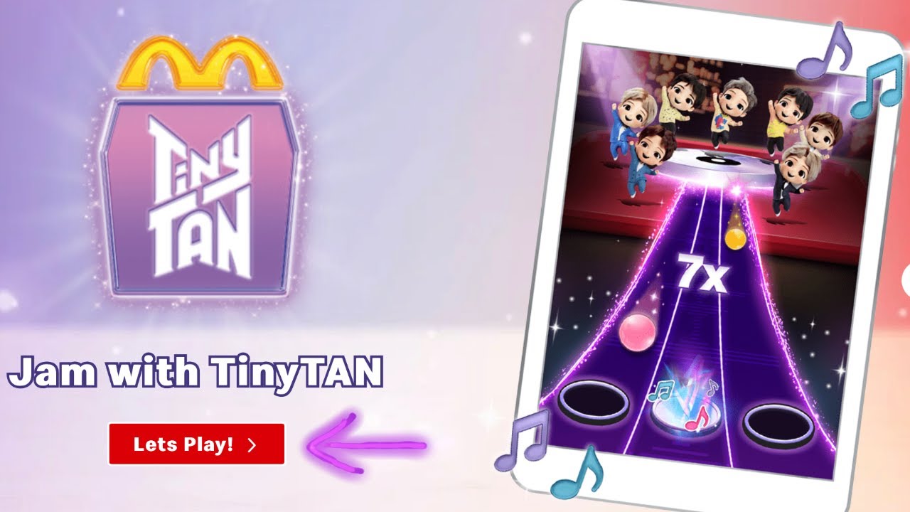Jam with Tiny Tan Happy Meal Game! McDonalds