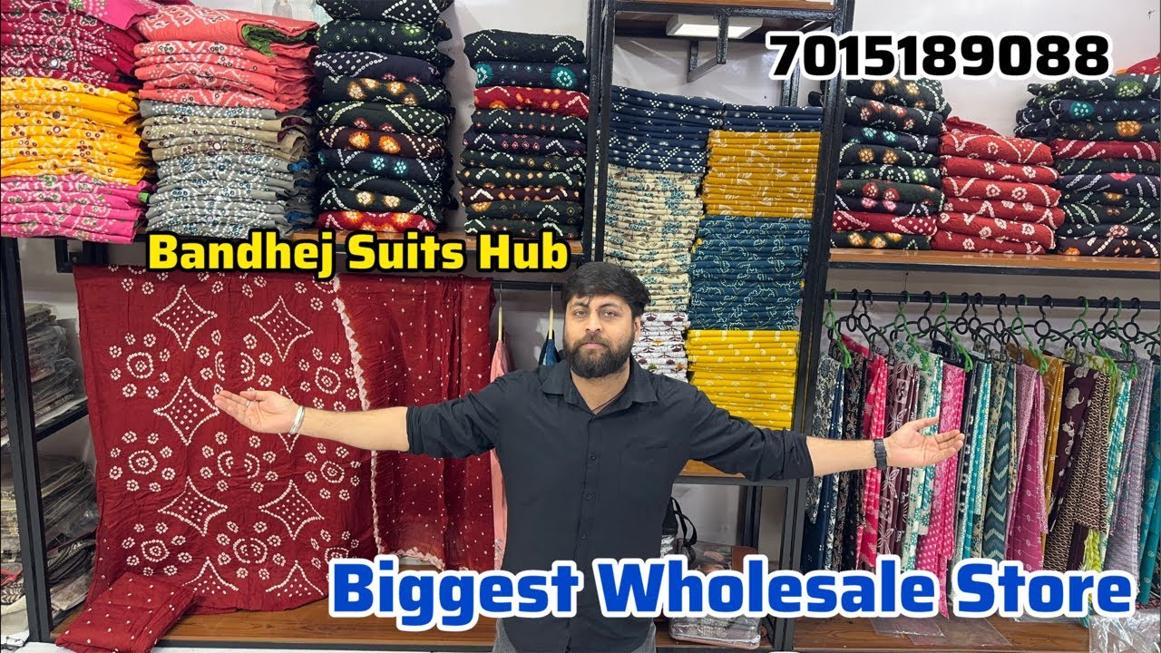 Deeptex Cotton & Bandhej Suits Collection 🥰 – Premium Quality at Best Price| Bandhej Suit Wholesale