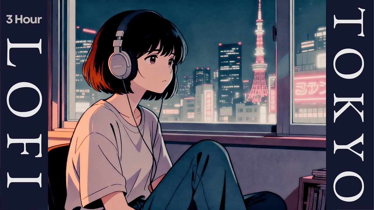 80s Tokyo Night Lofi 🌌 Retro City Vibes | Relax & Work