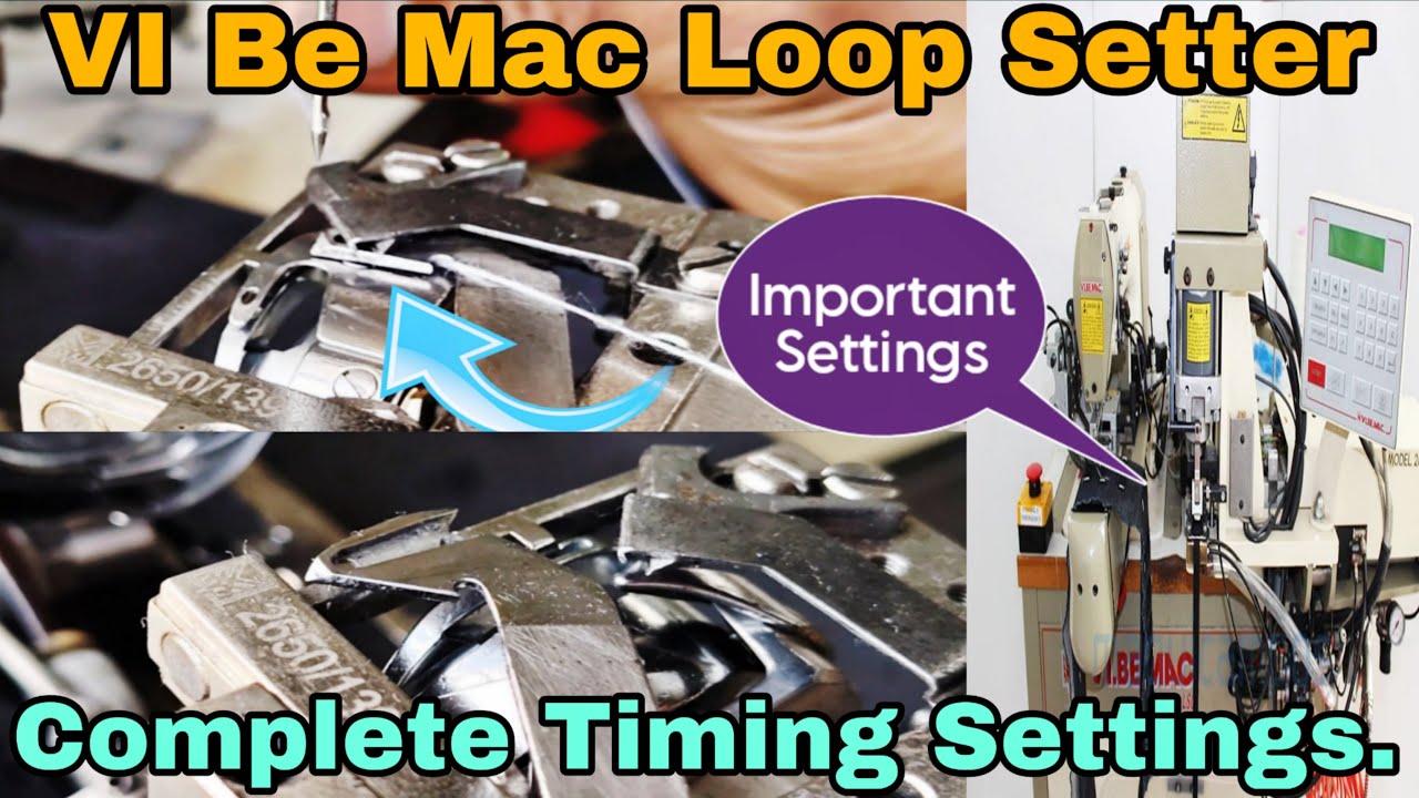 Vi Be Mac Loop Setter,3650 & 4650, EV6 to ,EV9  Knife Timing & Important Internal Settings.