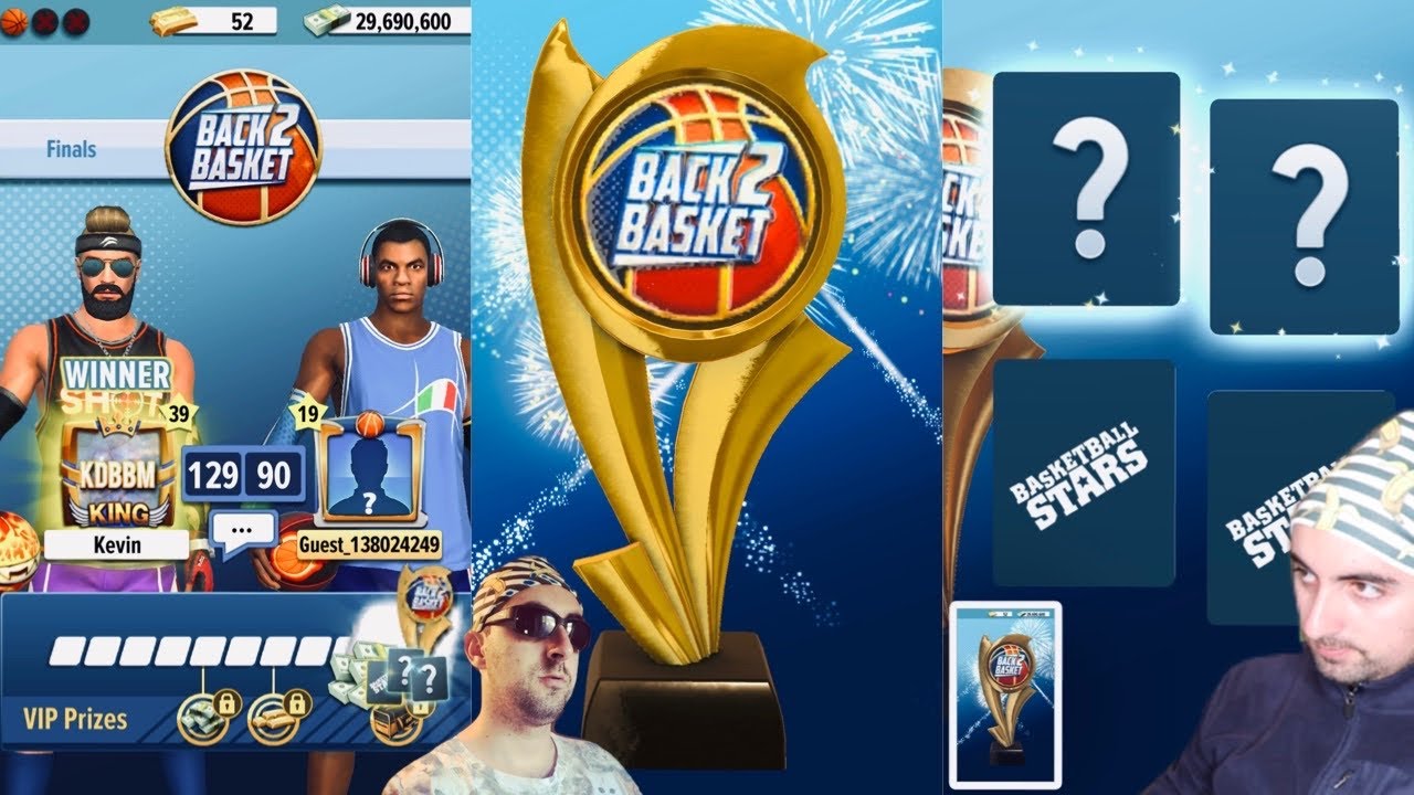 Basketball Stars Finals Championship Win Back 2 Basket Event