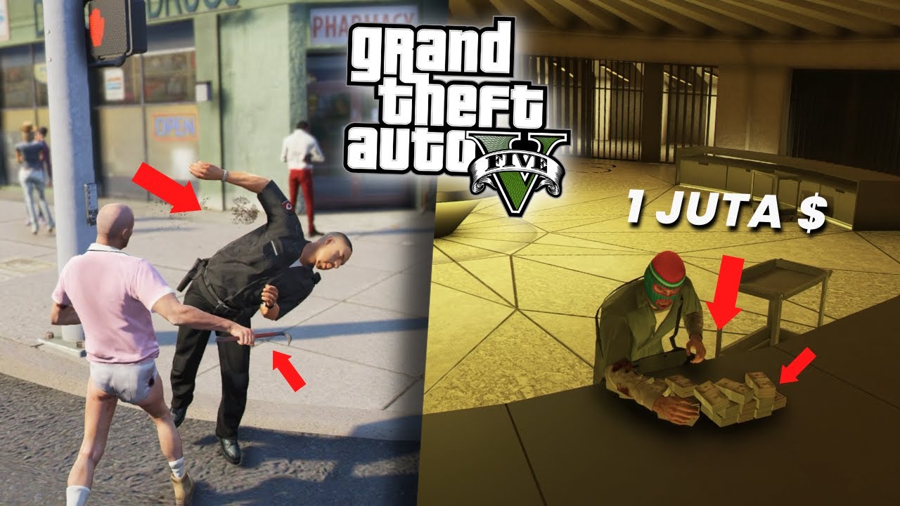 Gua Merampok Markas RAHASIA dan Mendapatkan UANG $1,000,000 di GTA 5! (Mod)