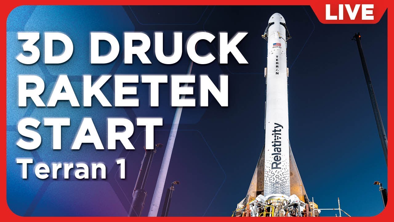 Erneut Abbruch! Live Raketenstart auf Deutsch: Jungfernflug Terran 1 von Relativity Space #glhf
