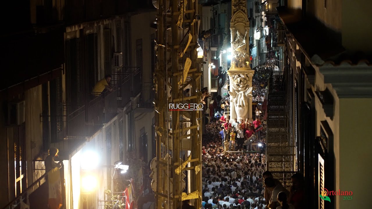 FESTA DEI GIGLI NOLA - GIRATE VIA SAN PAOLINO ORTOLANO 2023 - PARANZA POLLICINO