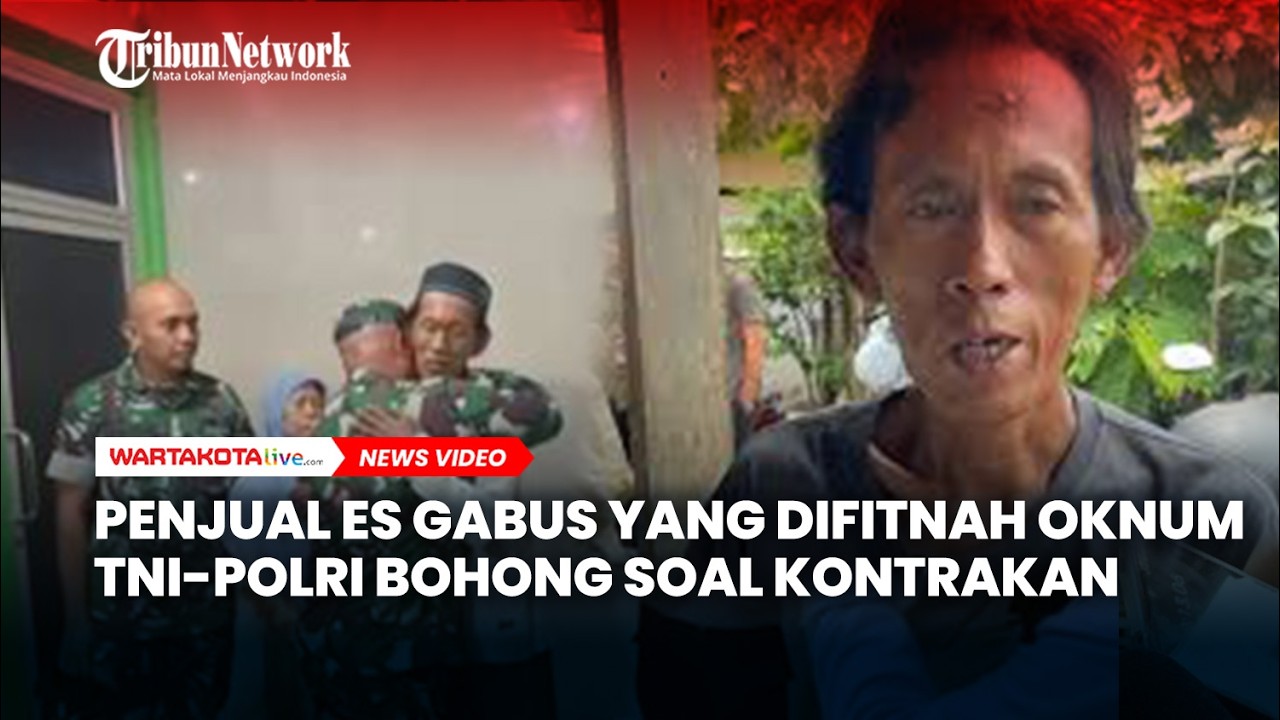 Minta Maaf ke Dedi Mulyadi, Penjual Es Gabus yang Difitnah Oknum TNI-Polri Bohong soal Kontrakan