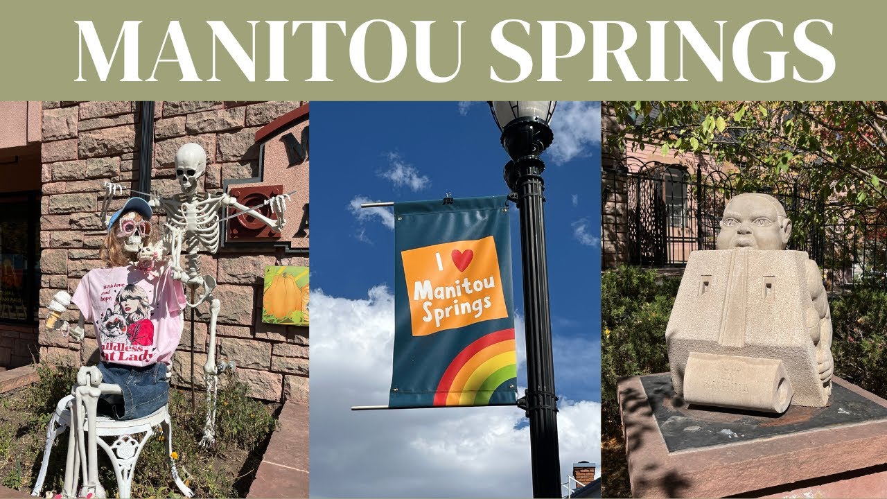 Manitou Springs, COLORADO ⛰️ - Mineral Springs, Penny Arcade, Coffin Races, Art & Frozen Custard