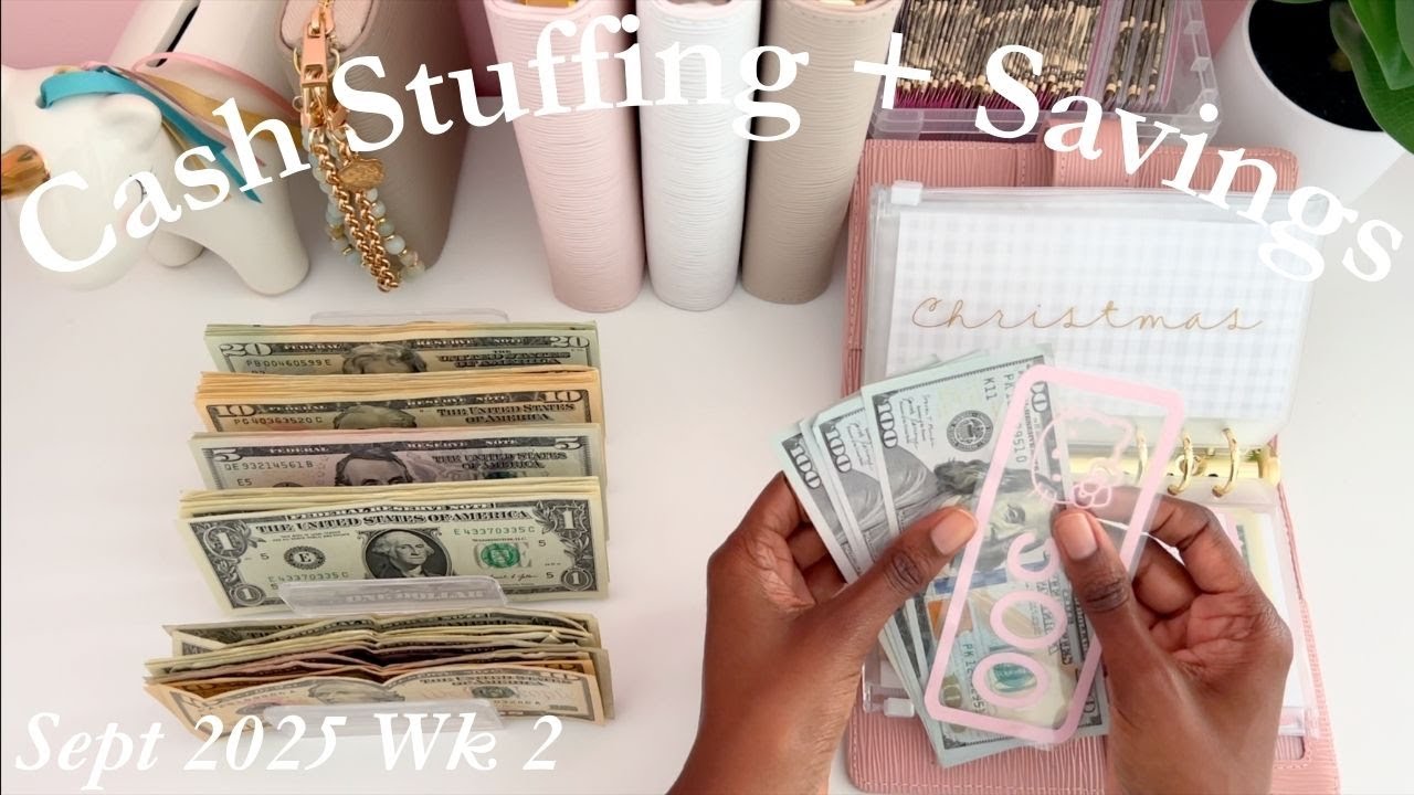 $450 | Cash Envelope Stuffing + Savings | Sept 2025 | Single Mom
