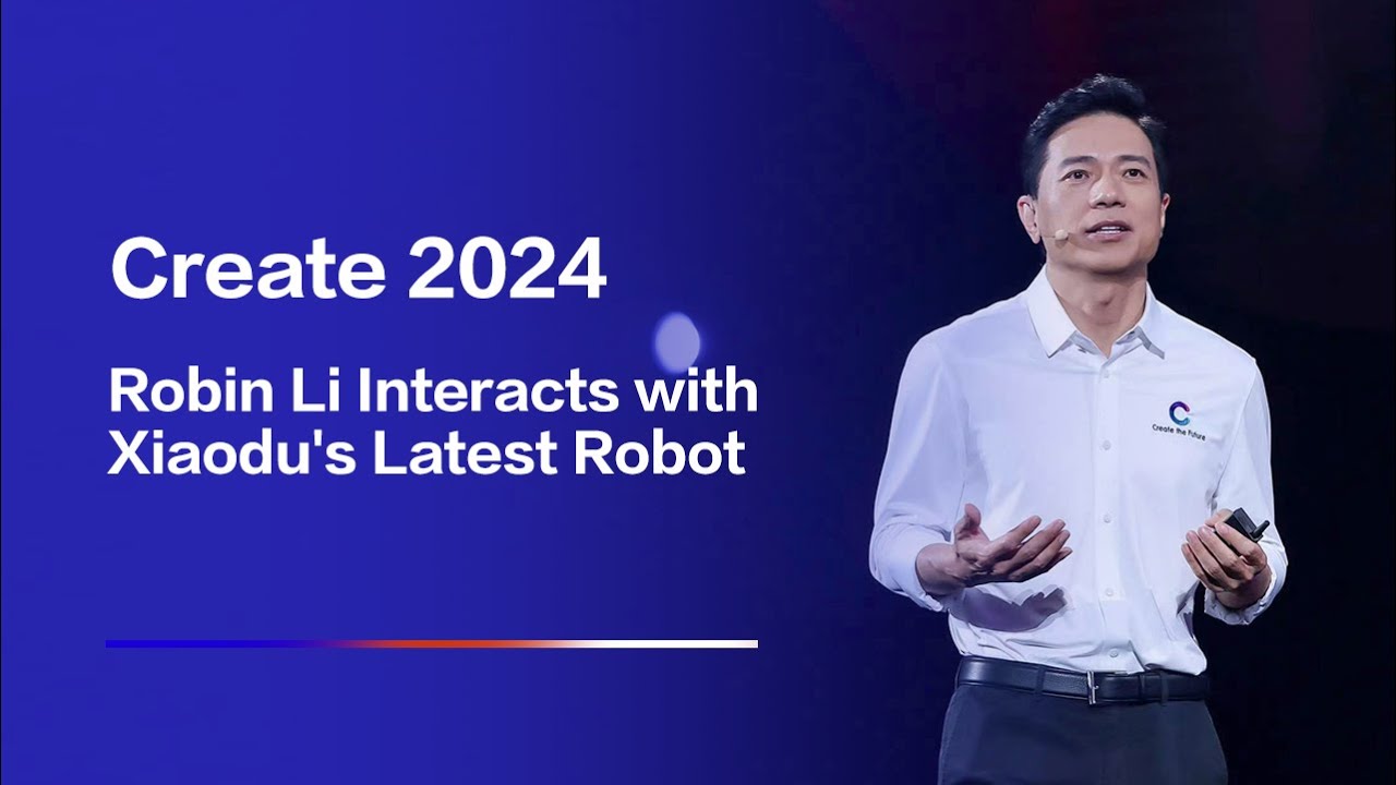 Robin Li Interacts with Xiaodu's Latest Robot