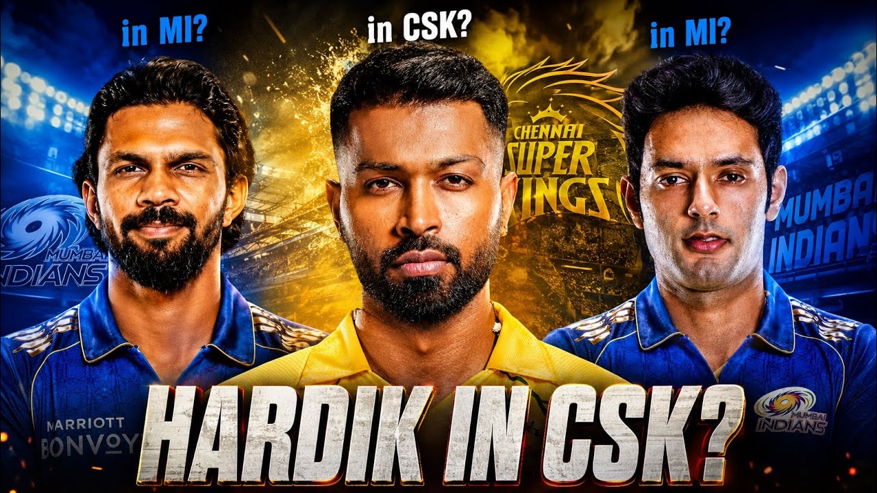 CSK Ready for Hardik Pandaya ? Biggest Trade Deal Coming