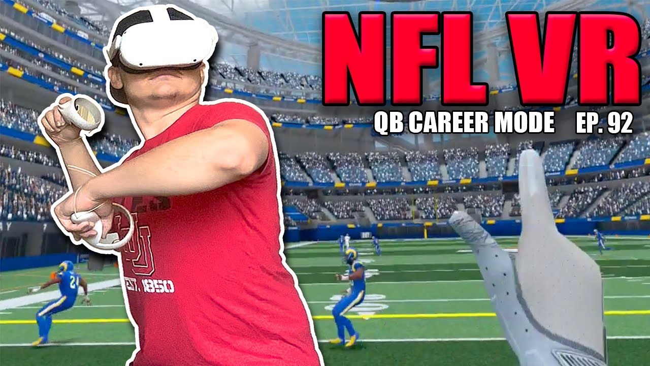 95 YARD TOUCHDOWN AT THE END OF THE HALF | NFL Pro Era VR QB Career Mode | Ep. 92