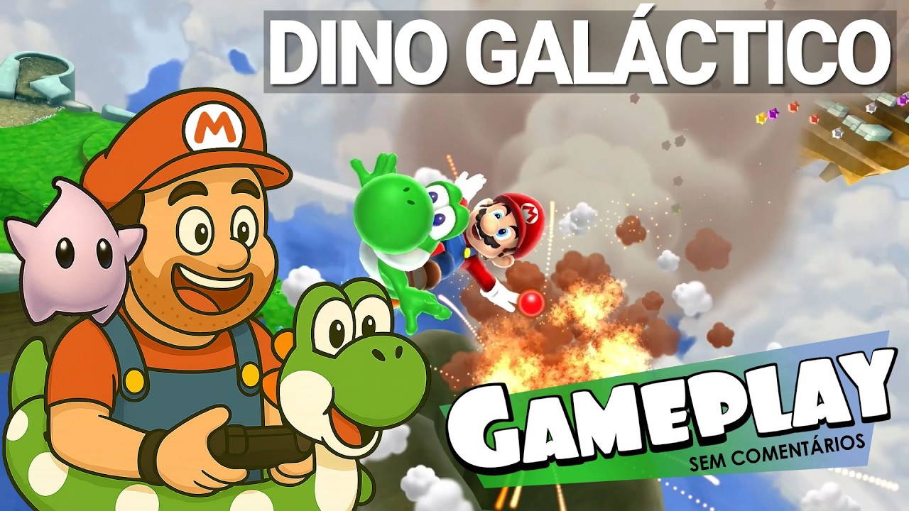 Super Mario Galaxy 2 [NS2] – Momentos Aleatórios Iniciais | Gameplay Sem Comentários (PT-BR)