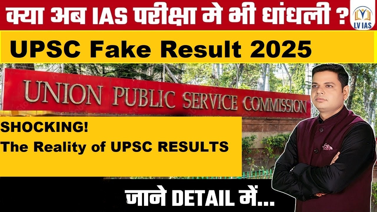 UPSC Result & Fake Topper Claims-Fake -फर्जी रैंक बताने वाले फरार-UPSC में सिलेक्शन का फर्जी दावे