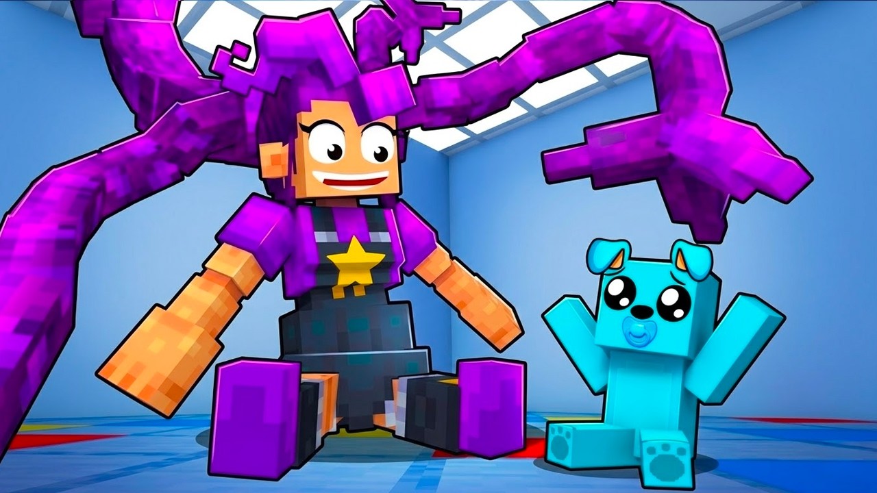 ADOPTOWANY przez LILY Z POPPY PLAYTIME w Minecraft 💜🦄