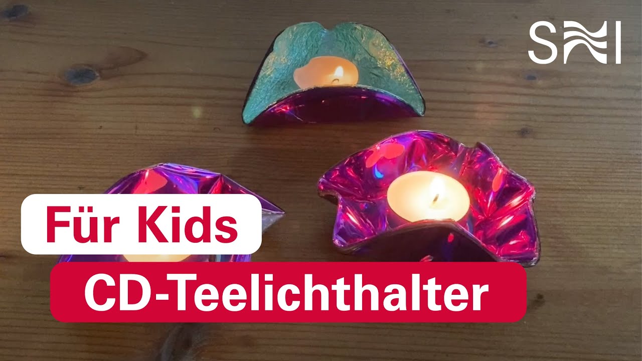 Проект по рукоделию: подсвечник для чайной свечи из компакт-диска.