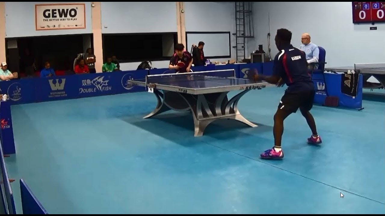Westchester Table Tennis Center May 2019 Open Singles Final - Eugene Wang vs Kazeem Makanjuola