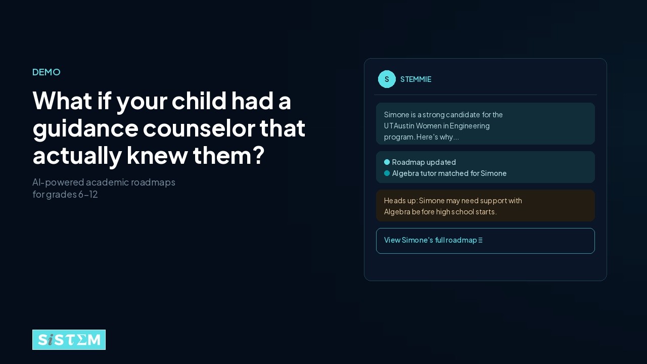 Meet STEMMIE: The AI Academic Guidance Counselor for Grades 6&ndash;12