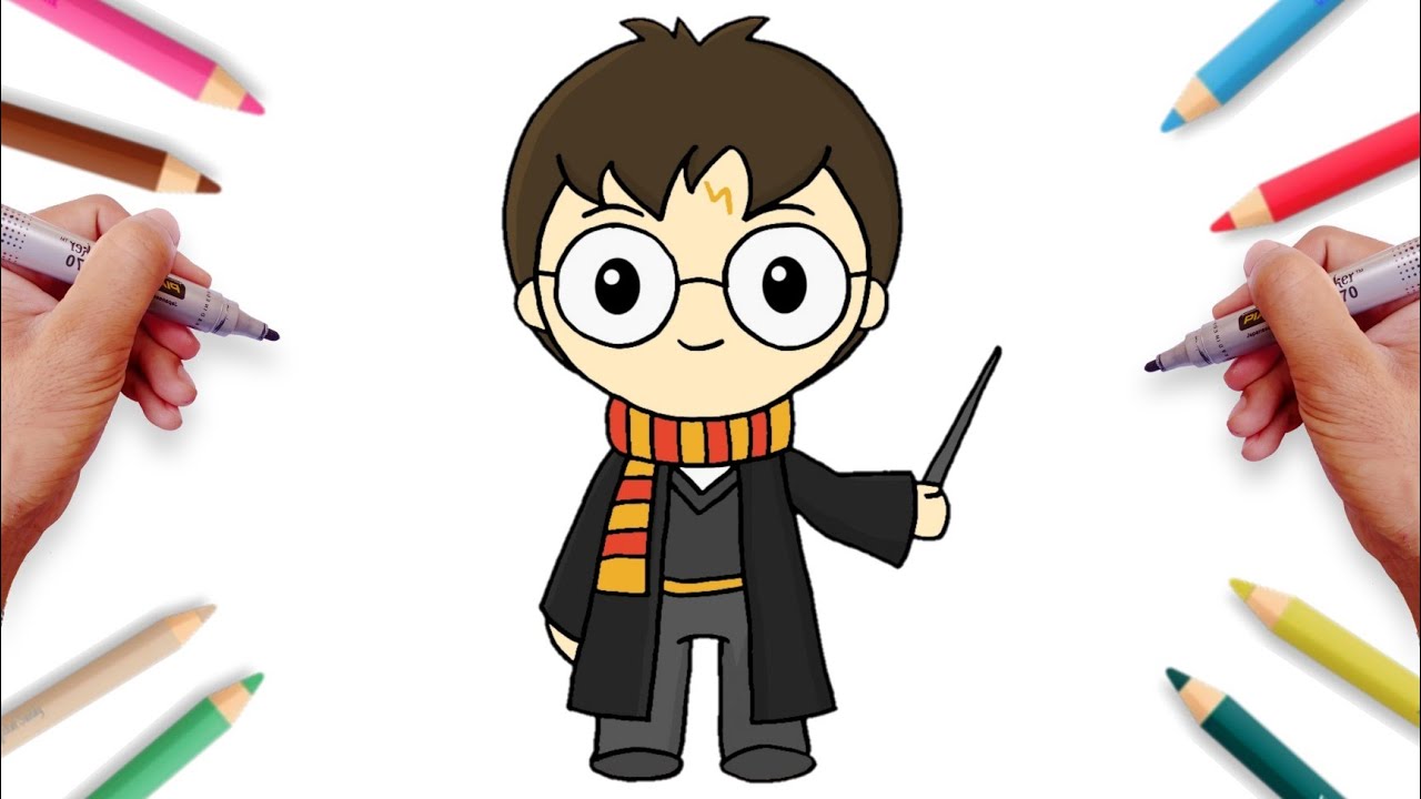 How to Draw Harry Potter Easy Step-by-step