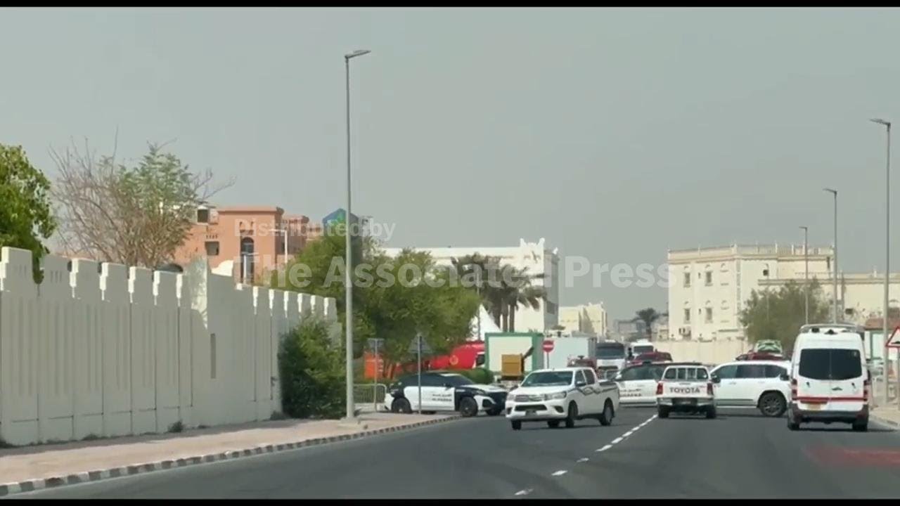 Security remains tight around the area struck by Israel in the Qatari capital