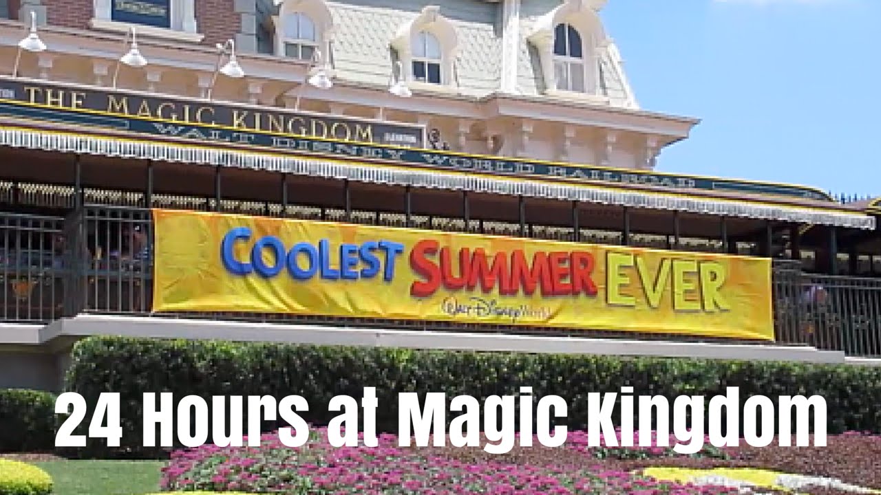 24 HOURS AT MAGIC KINGDOM AT DISNEY WORLD