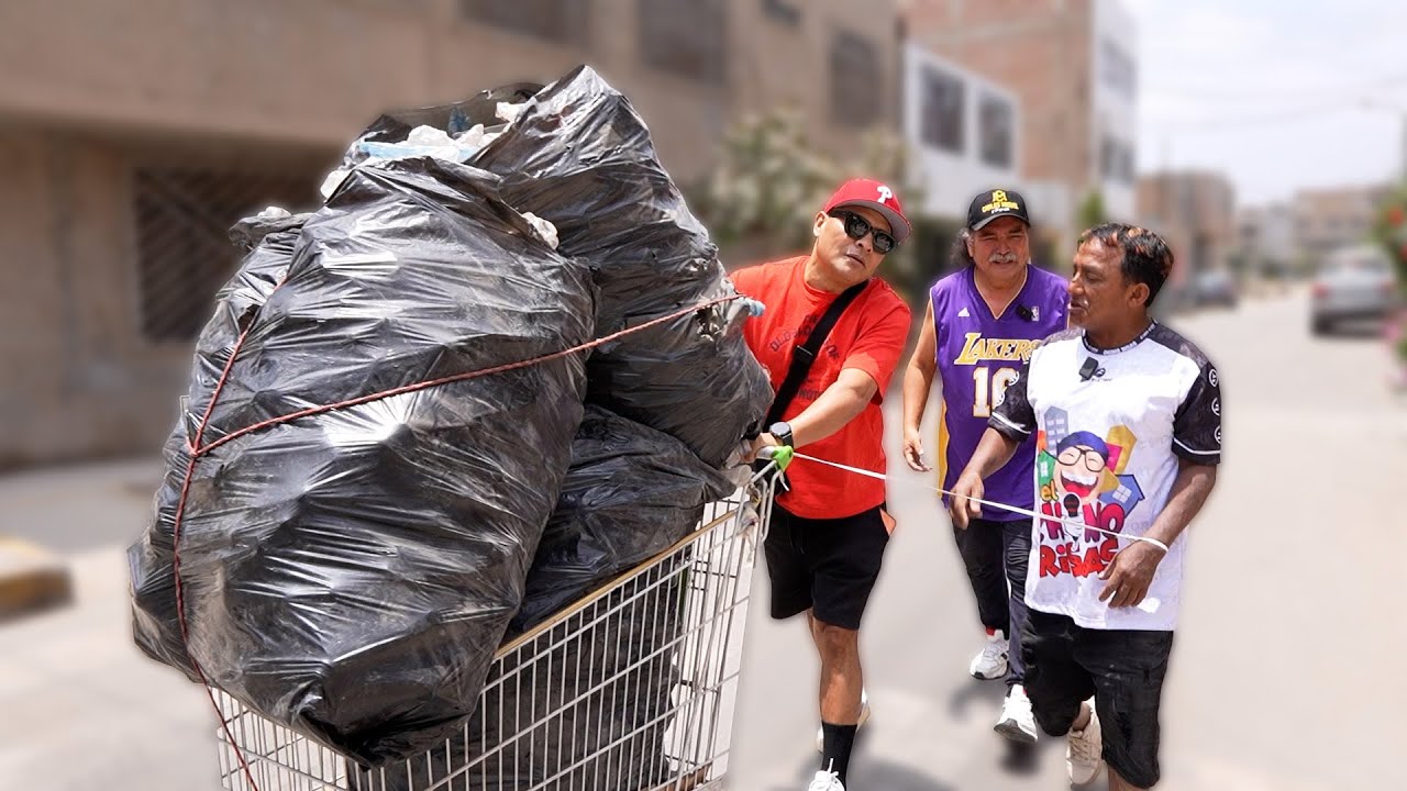 Reciclando con chino risas y mostrito