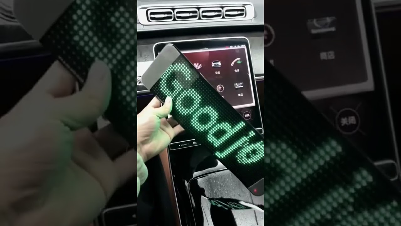 Miootly Car LED Display &ndash; Turn Heads with Custom Messages!