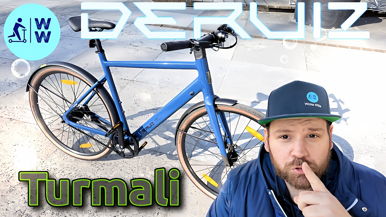 Deruiz Turmali 🔥 Premium City eBike 🔥 Inkognito Pedelec 25km/h, 250 Watt, 2025, Singlespeed