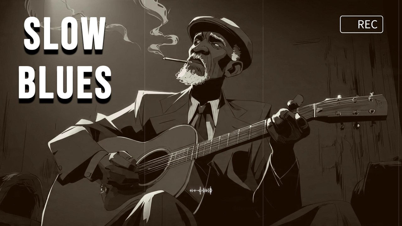 Late Night Slow Blues Collection 🎸 Relaxing Blues Guitar Mix