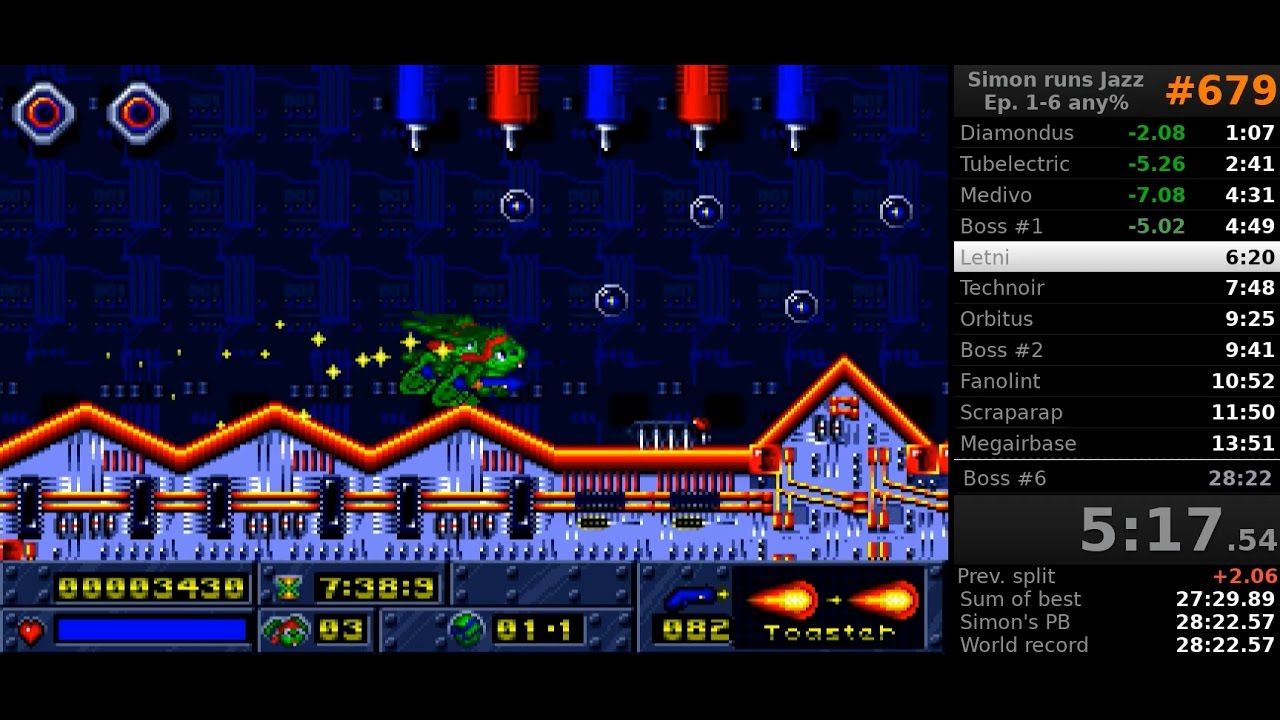 [obsolete] Jazz Jackrabbit 1 in 28:09