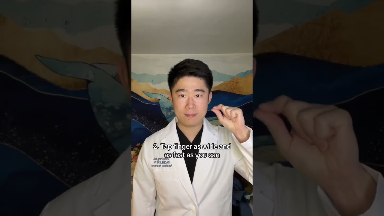 👇🏻This finger tapping test shows if your symptoms are from brain imbalance and dysregulation!