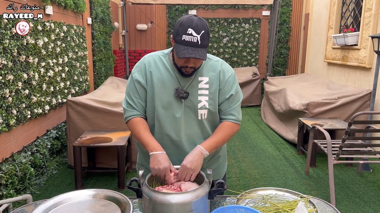 حنيذ لحم في قدر الضغط