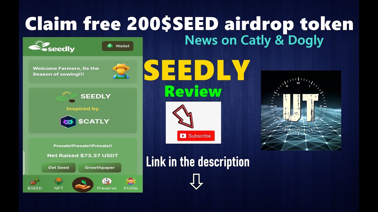 SEEDLY Review | How to claim free 200$SEED airdrop | Dogly & Catly updates