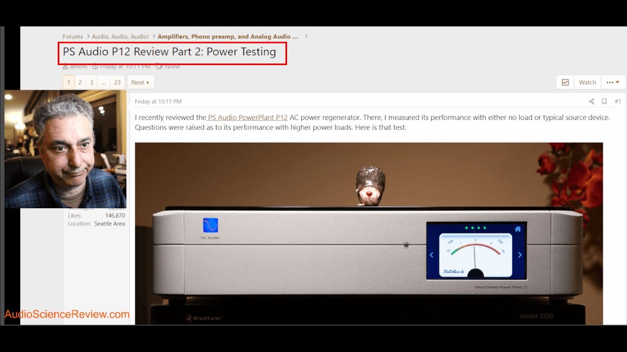 PS Audio PowerPlant P12 AC Regenerator Review: Amplifier Testing