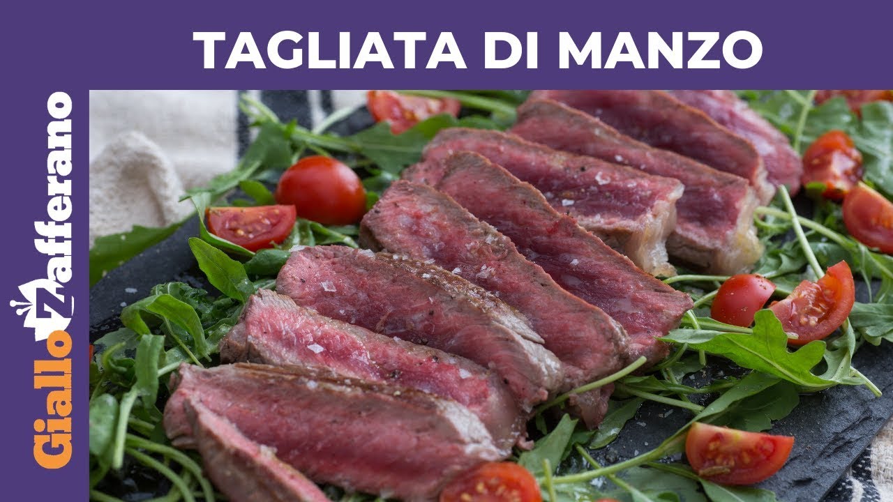 TAGLIATA DI MANZO CON RUCOLA E POMODORINI