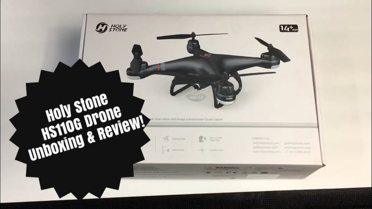 Holy Stone HS110G Drone Unboxing & Review