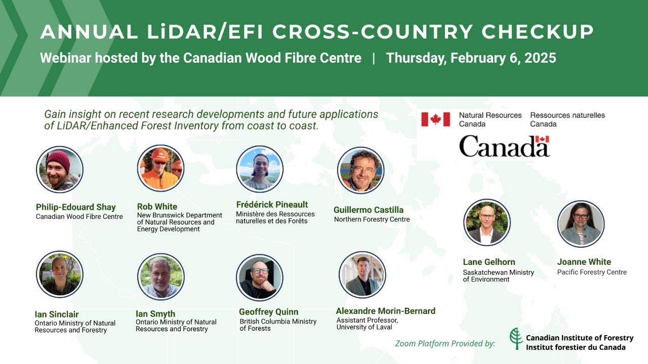 Annual LiDAR/EFI Cross-Country Checkup 2025 | Revue Annuelle du LiDAR/de l&rsquo;IFA &agrave; l'&eacute;chelle du pays