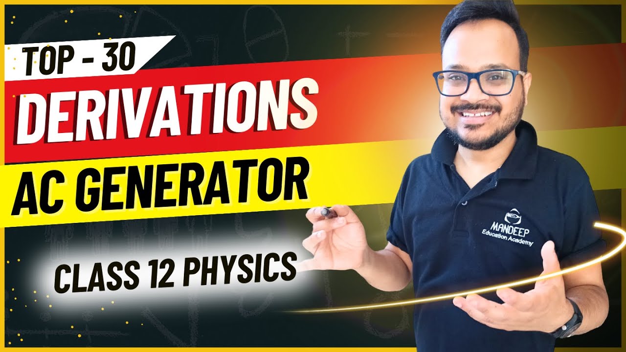 A C Generator Class 12 Physics | CBSE Board Exam 2024 Important Topics