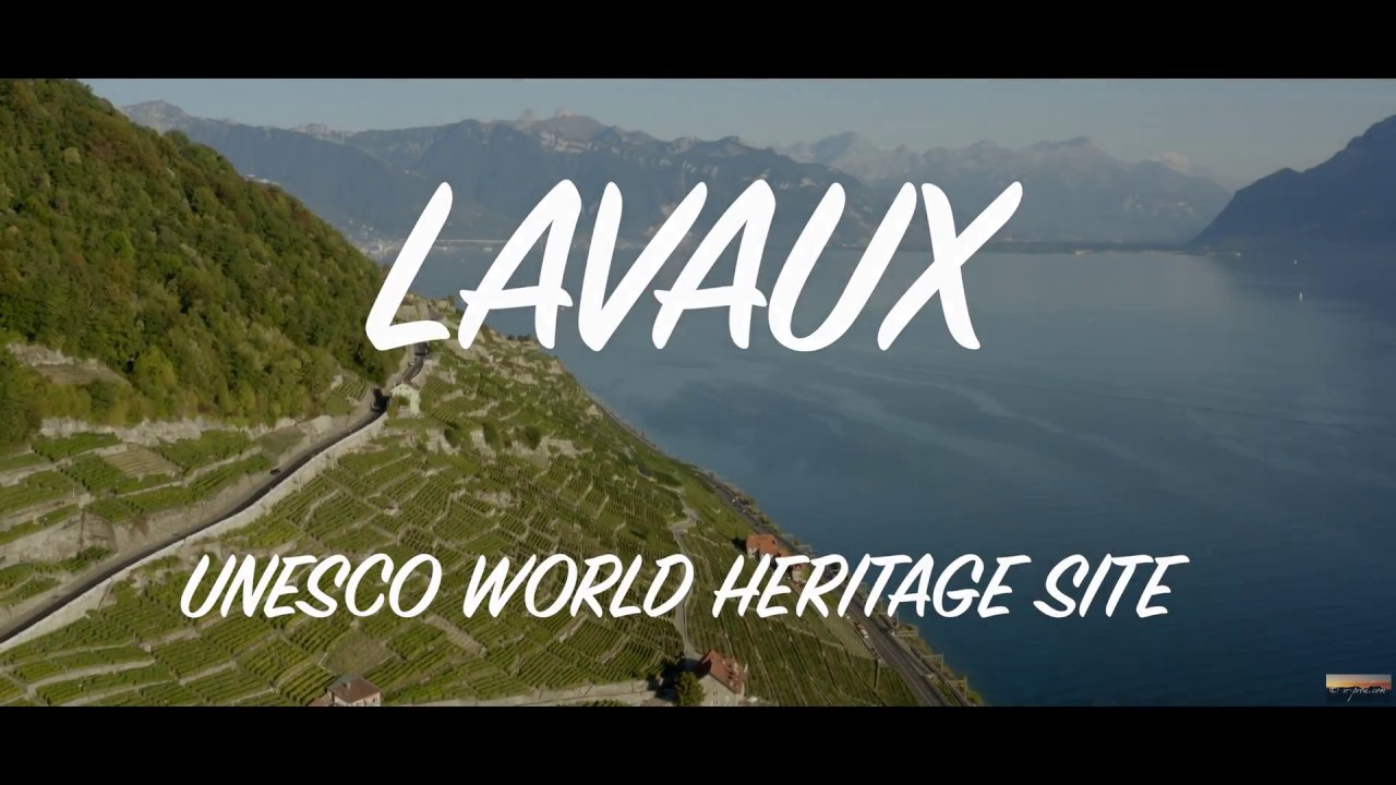 LAVAUX, SWITZERLAND - UNESCO WORLD HERITAGE SITE - [DRONE PERSPECTIVE]