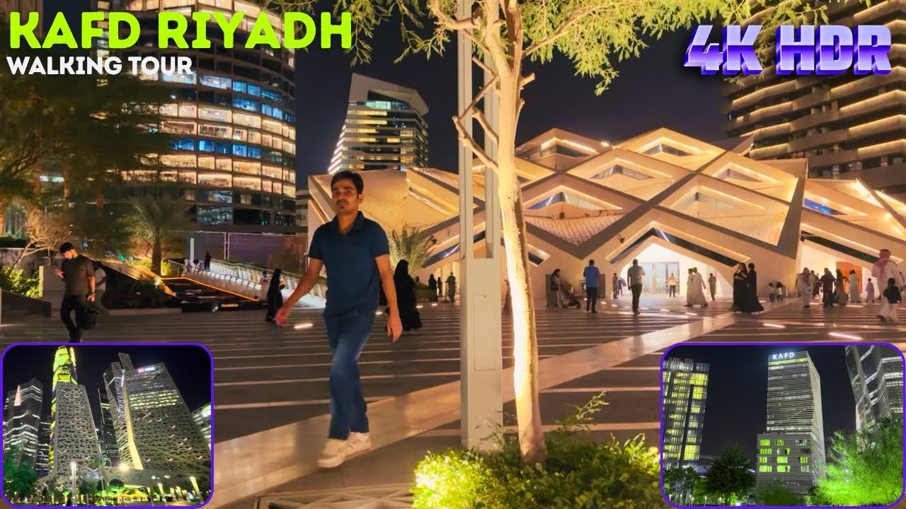 Riyadh KAFD Walking Tour in 4K Explore the $100 Billion Financial District🇸🇦 #KAFD#Riyadh
