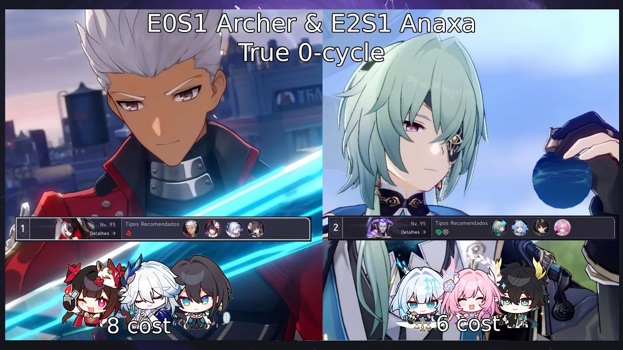 Archer & Anaxa True 0-cycle | 4.0 MoC 12 showcase | Honkai: Star Rail