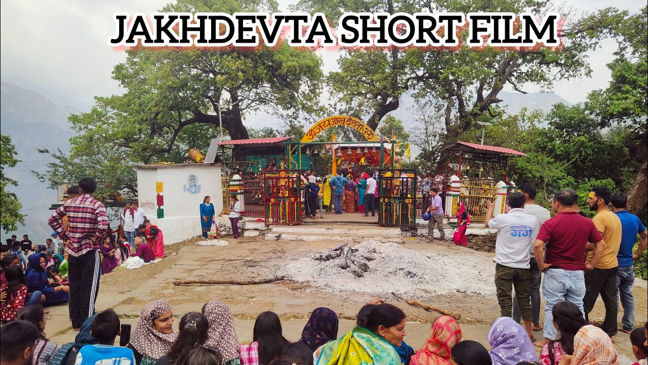A short video of the Jaakh deity's palanquin and the dance on blazing embers