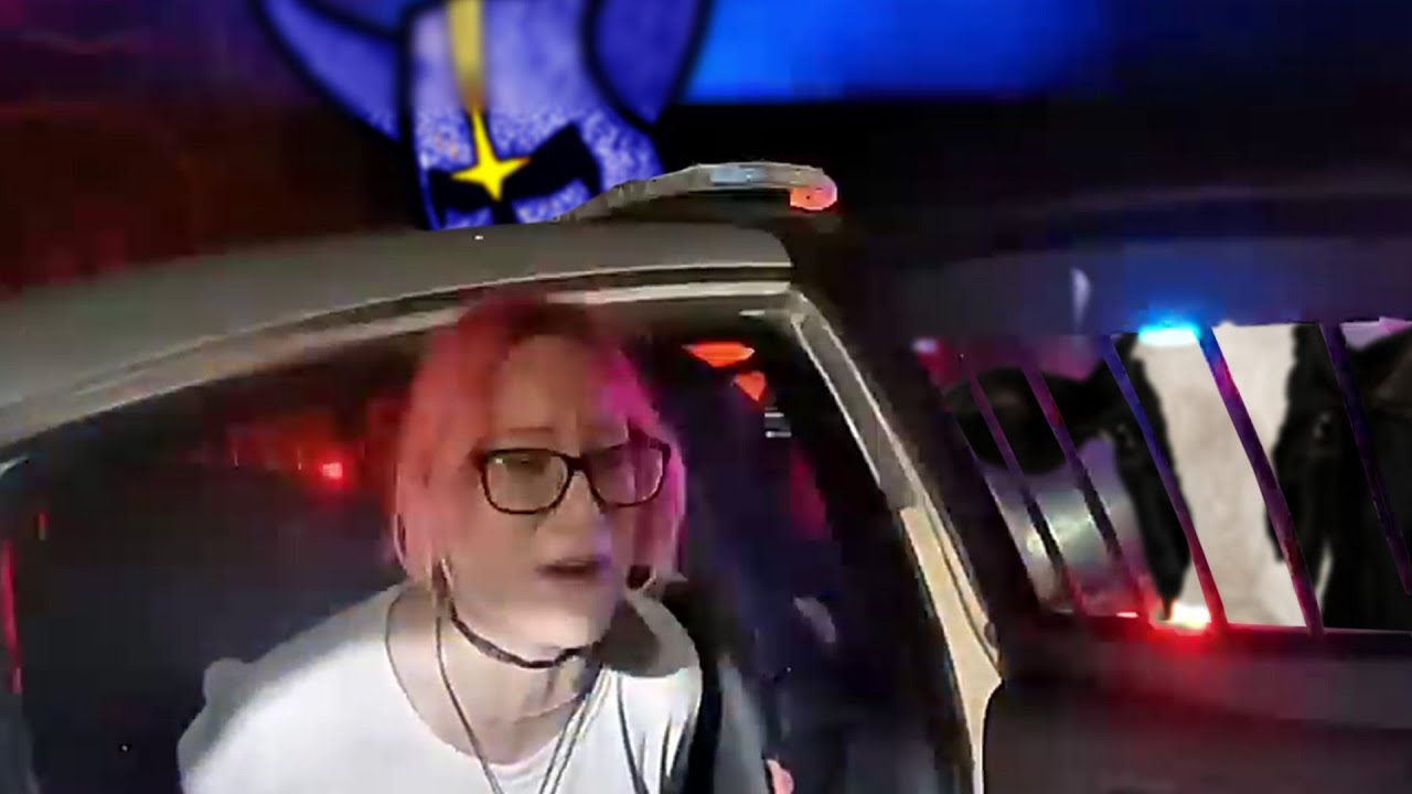 Idiot Busted for Rolling up on Traffic Stop Screaming Incoherently at the Officer