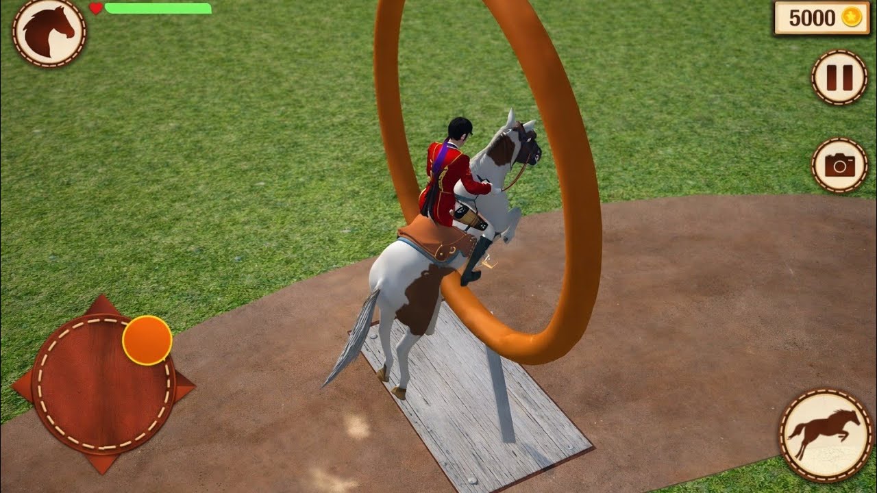 I rode a horse in Stable Horse Animal Care Games!