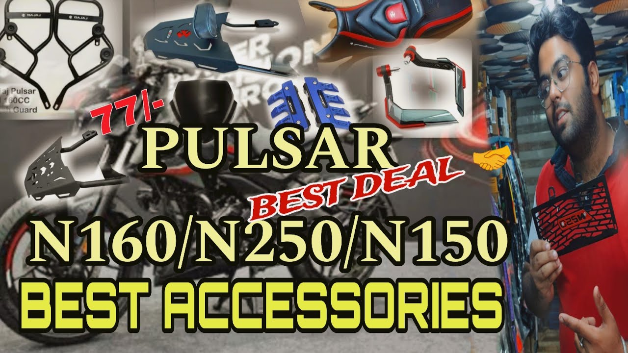 PULSAR N160 / N250 /N150 ALL ACCESSORIES IN BEST PRICES 😍 // N160 MODIFIED 🤩 // N250 MODIFICATION 🔥