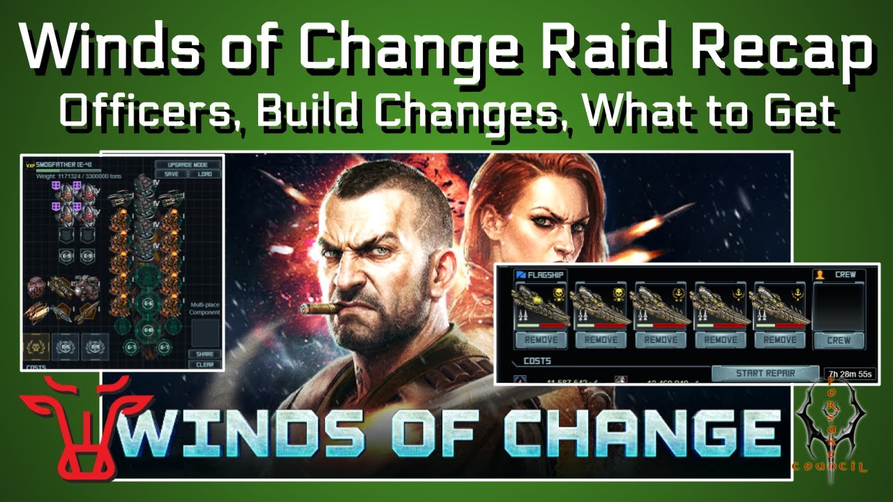 Battle Pirates: Winds of Change Raid Recap | Officers, Build Changes, Upgrade Kits/Fragments & More!