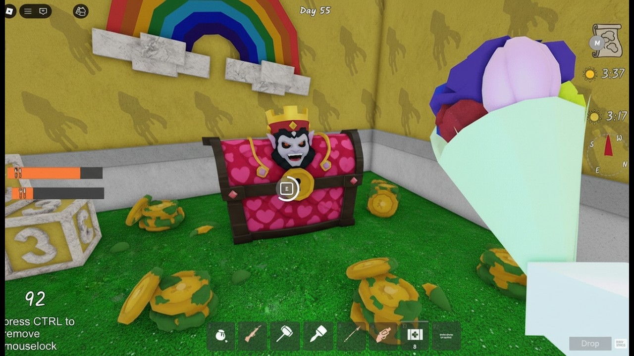 I FOUND a New VAMPIRE VALENTINES Chest in 99 Night in The Forest! ROBLOX