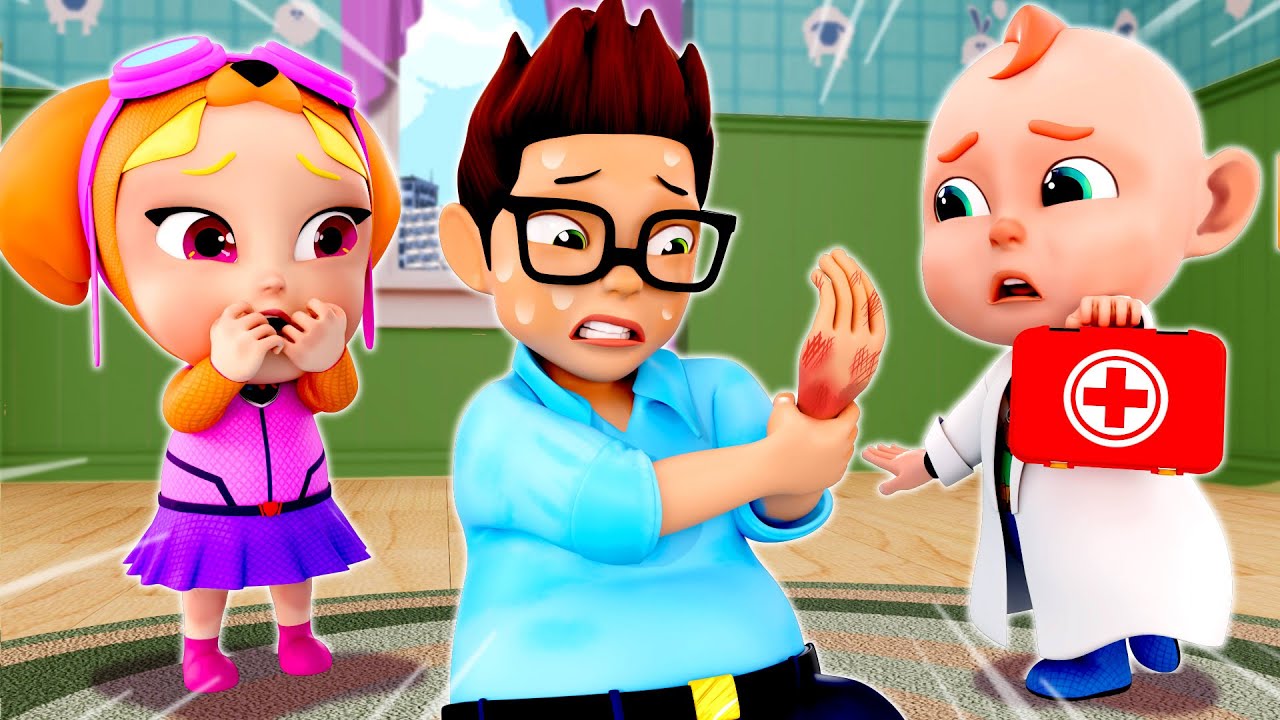 Ouchie! Help Me Please | Boo Boo Song | Johny Johny Yes Papa | Nursery Rhymes & Kids Song