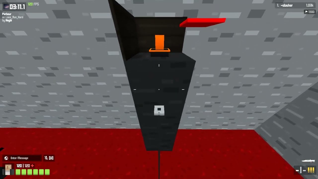 1 man Lava Run Hard