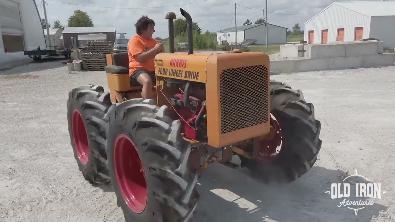 Drag Racing Harris Power Horse Four Wheel Drive Tractors - Old Iron Adventures