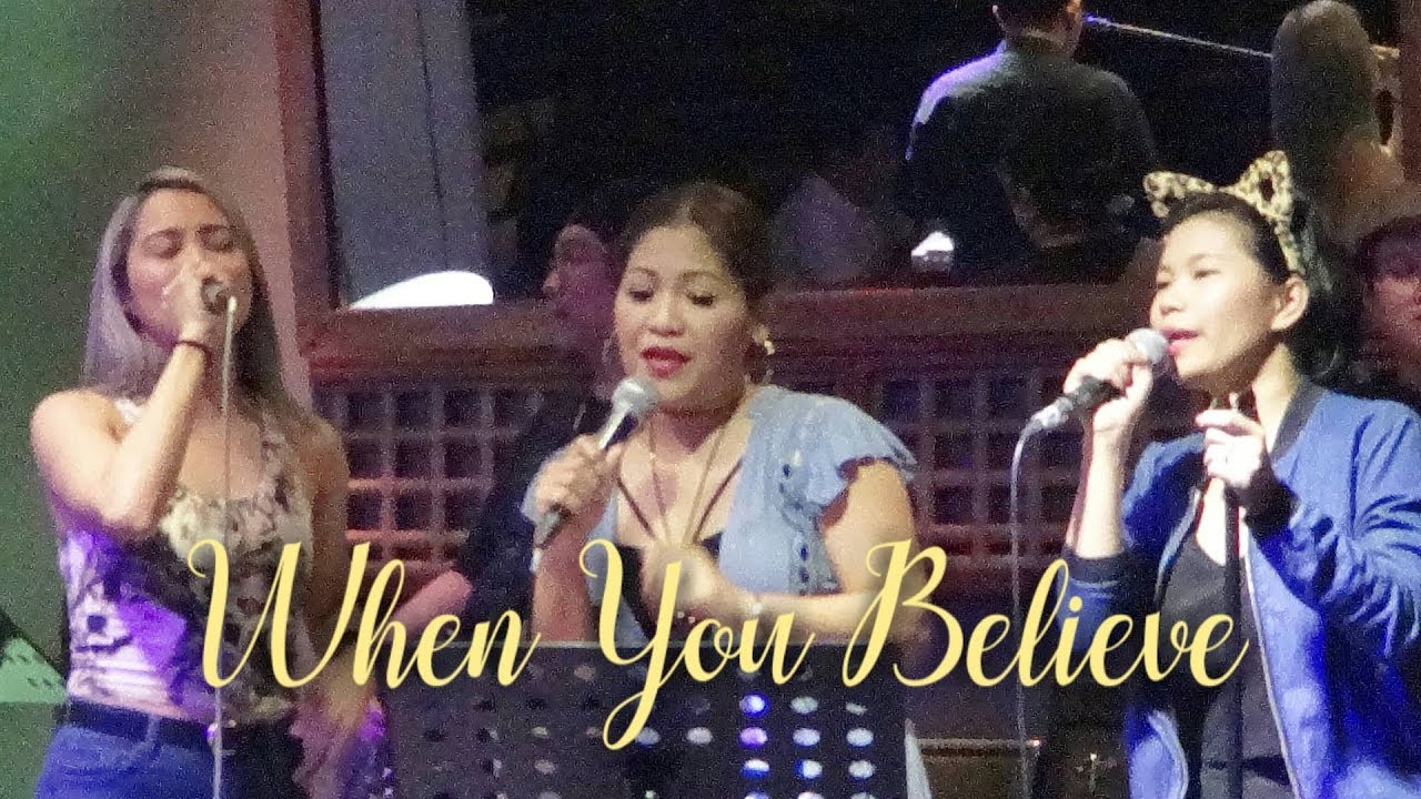 DESSA, KATRINA VELARDE & EUMEE CAPILE - When You Believe (Historia Bar | November 5, 2018) #HD720p