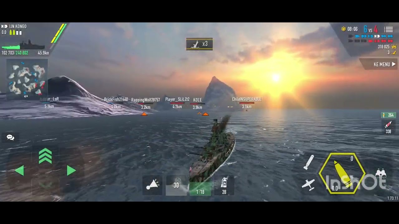 IJN KONGO 3 KILL.. 🫡 GG